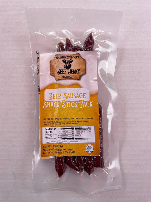 Beer sausage snack stick 4.0 oz