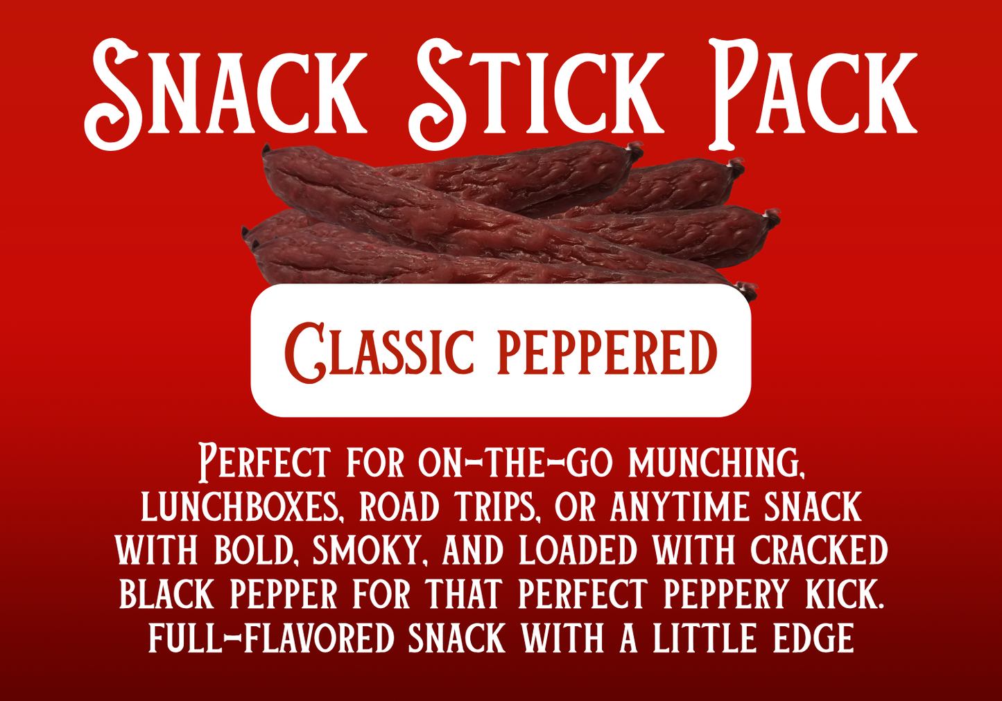 Classic Peppered Beef Jerky 4.0 oz