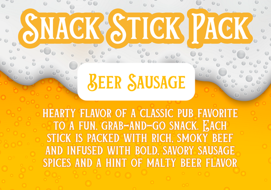 Beer sausage snack stick 4.0 oz