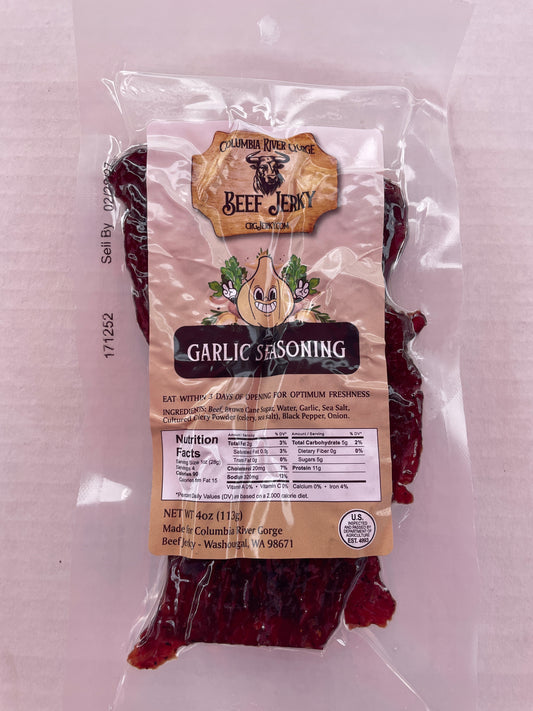 Garlic Seasoning Beef Jerky 4.0oz